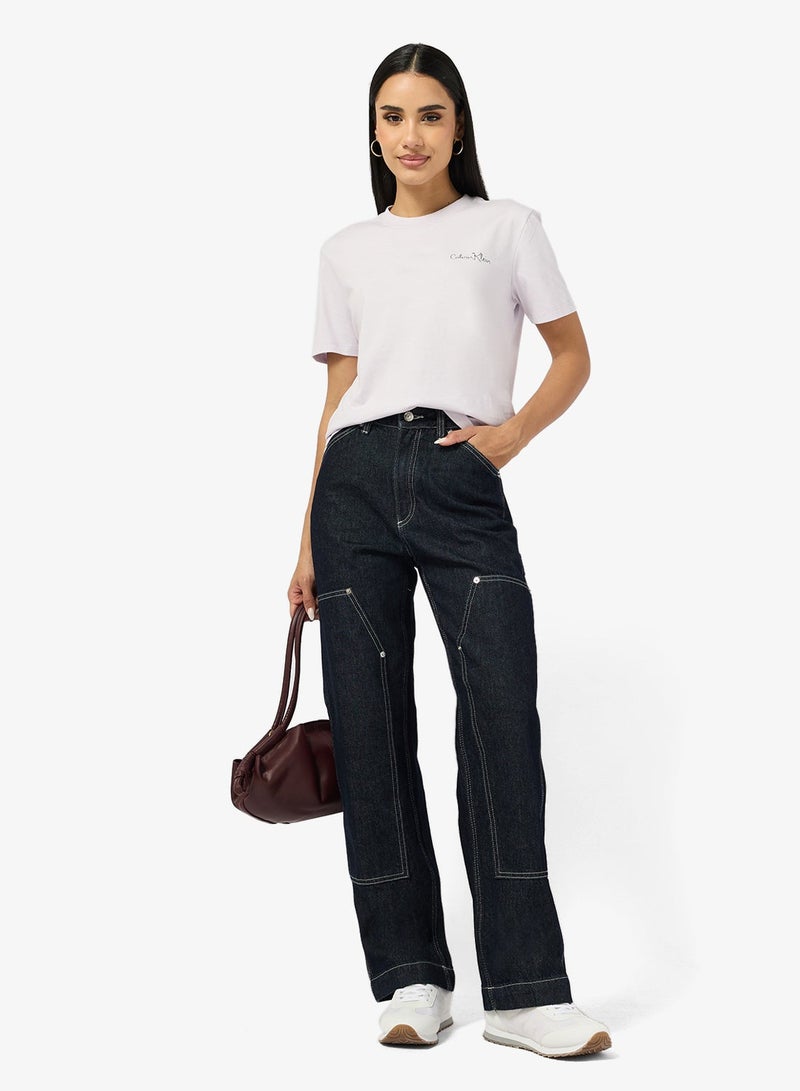 Calvin Klein Jeans Graphic Crew Neck T-Shirt - Image 4