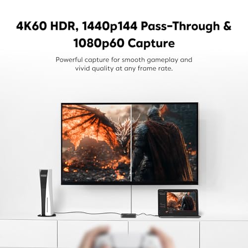 AVerMedia Capture Card for Streaming, 4K60 HDR Passthrough​, 1080p60 Video Recording, Ultra-Low Latency Game Streaming for Switch 2, Xbox, PS5, PC on Twitch, OBS, Win11, Mac - StreamLine MINI+ GC311G2 - Image 3