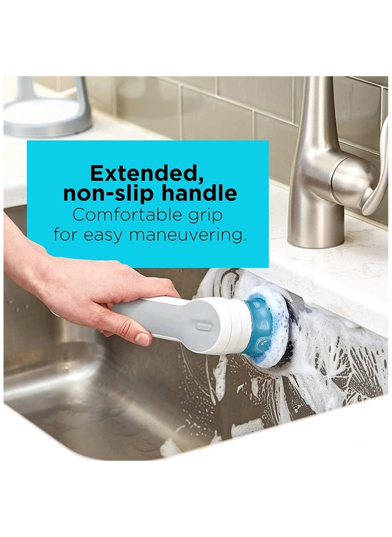 BLACK+DECKER - Black & Decker Grimebuster Pro Power Scrubber Brush, Rechargeable (BHPC110), White - Image 1