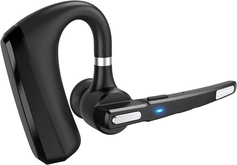 MQQC Bluetooth Headset V5.0, Wireless Bluetooth Earpiece 24Hrs HD Calling,CVC8.0 Dual Mic Noise Cancelling, Hands-Free Bluetooth Earphone for Driving/Business/Office - Image 1