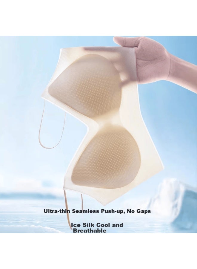 Gracewell Foundation Liquid Strap Dress Special Small Chest Push-up Bra Women Thin Strap Seamless Invisible Bra Beautiful Back Summer Thin Style - Image 2
