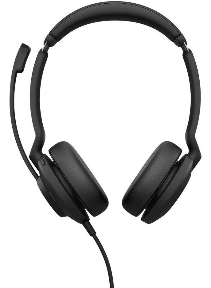 جابرا سماعة رأس سلكية ستيريو Jabra Evolve2 30 SE MS مع مكبرات صوت 28 مم، وسائد أذن عازلة للضوضاء، وحزام رأس قابل للتعديل، وميكروفون بوم، واتصال USB-A/USB-C | 23189-999-779 - Image 2