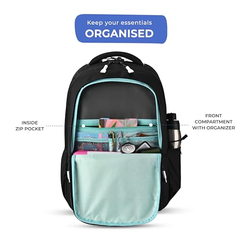 Gear Girls 3PCS Backpack Set, Stylish Bookbag Set with Small Crossbody Bag and Pen Bag, Large Capacity School Bag with Multi Pockets, Lightweight Waterproof Daypack for Girls, Suitable for Primary School, Excursion and Outdoor Activities - Image 5