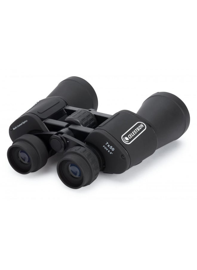 Celestron - Celestron - Cometron 7x50 Bincoulars - Beginner Astronomy Binoculars - Large 50mm Objective Lenses - Wide Field of View 7x Magnification - Image 1