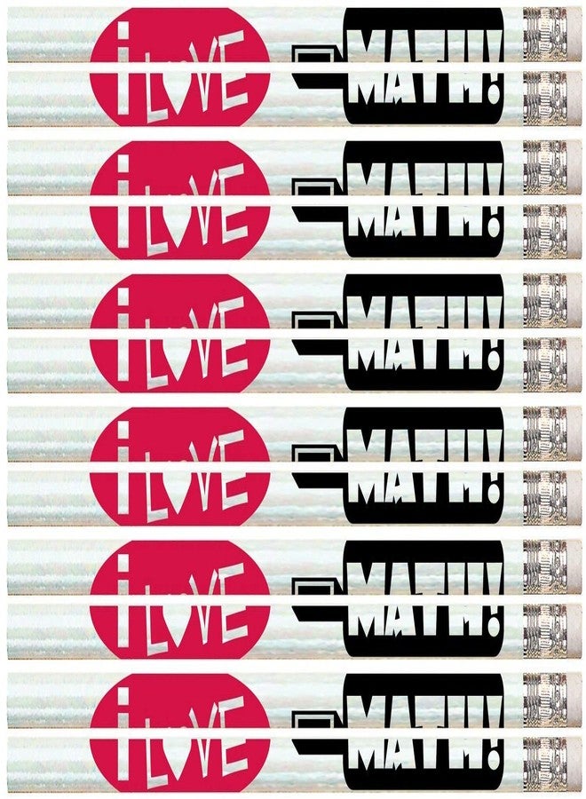 Express Pencils D1431 I Love Math - 36 Qty Package - School Pencils - Image 1