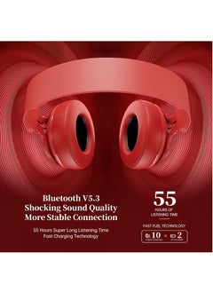 P1 Heavy Bass Wireless Bluetooth Headset for Sports, for Phone/PC Gaming Earpiece Bluetooth Headphones (Red) - pzsku/Z016707174BA2CF112B82Z/45/_/1701068210/b5c82a25-31bd-499b-b693-234a76e72201