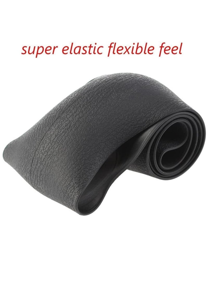 SILICONE STEERING WHEEL COVER - BLACK - Image 4