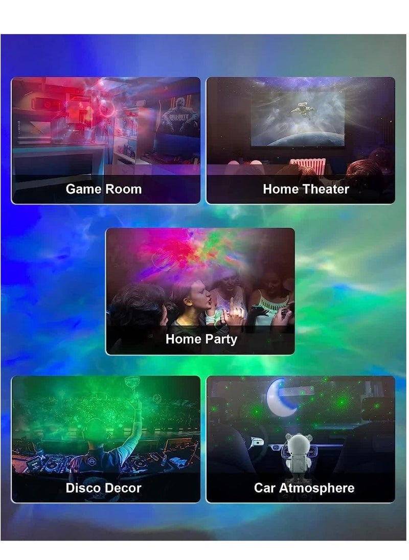 ELTRAZONE جهاز عرض ضوء النجوم الليلي، مكبر صوت بلوتوث موسيقي، رائد فضاء مجرة، مؤقت، تحكم عن بعد، رأس دوار 360°، سماء نجمية متعددة العرض، مصباح نوم، هدية لغرفة الألعاب - Image 3