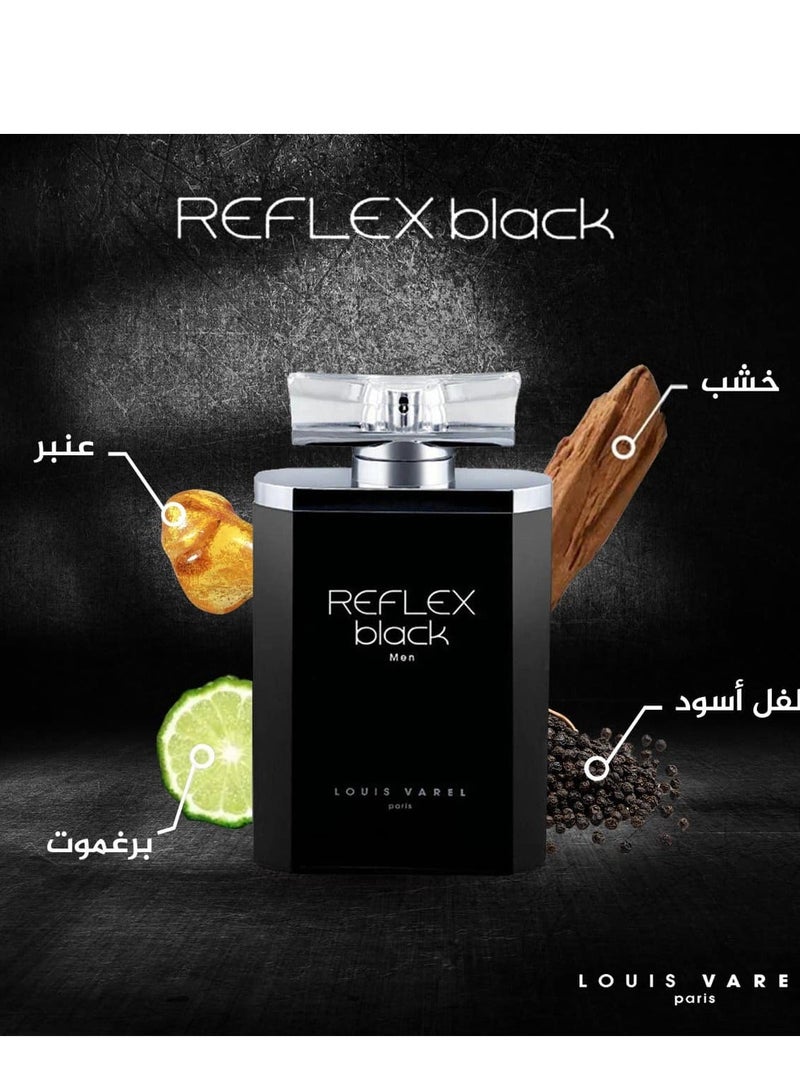 LOUIS VAREL REFLEX BLACK MEN EDT 100 ML - Image 5