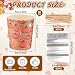Potchen 50 Sets 12oz Fall Panettone Paper Mold Sets Disposable Autumn Paper Bread Molds Baking Cake Pan with Clear Plastic Bags and Ties for Fall Autumn Thanksgiving Bread Cake BakeryPumpkin - Image 4