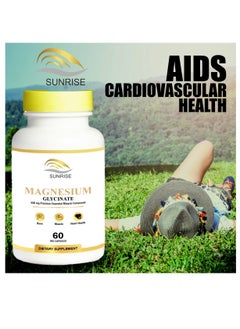 SUNRISE Magnesium Glycinate 60 Capsules | Supports Muscle, Heart and Bone Health  - Image 4
