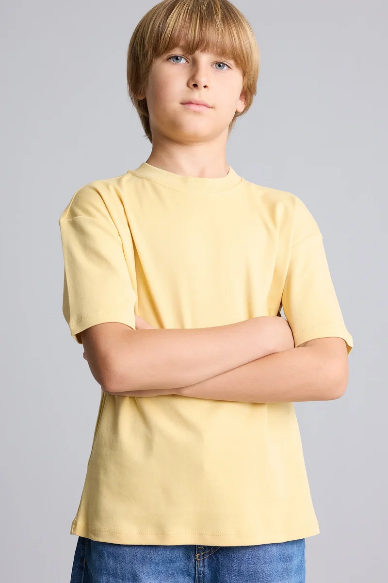 ديفاكتو Boy 100% Cotton Oversize Basic T-Shirt