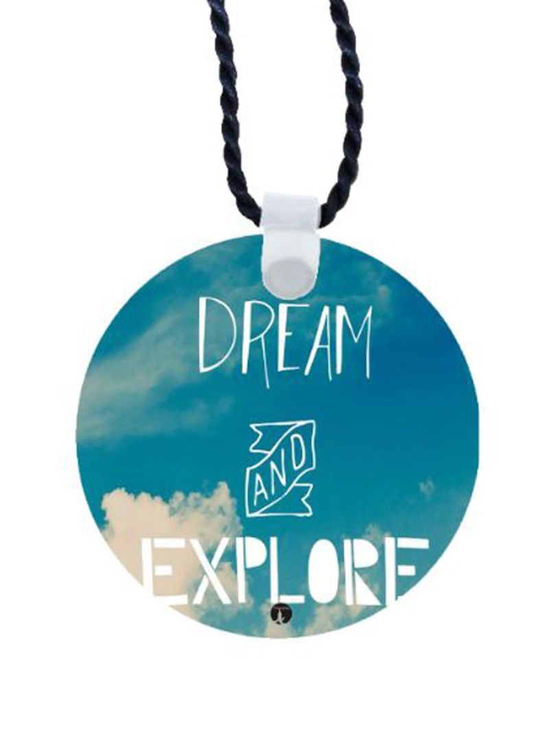 RKN English Phrases Printed Car Mirror Pendant - Image 2