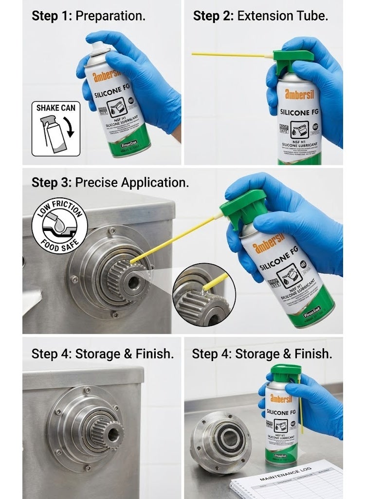 Ambersil Food Grade FG - NSF H1 Silicone Lubricants - Image 3