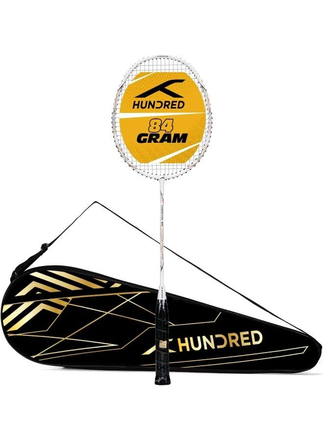 HUNDRED Powertek 903 Series Head Graphite Badminton Racket With Head Cover