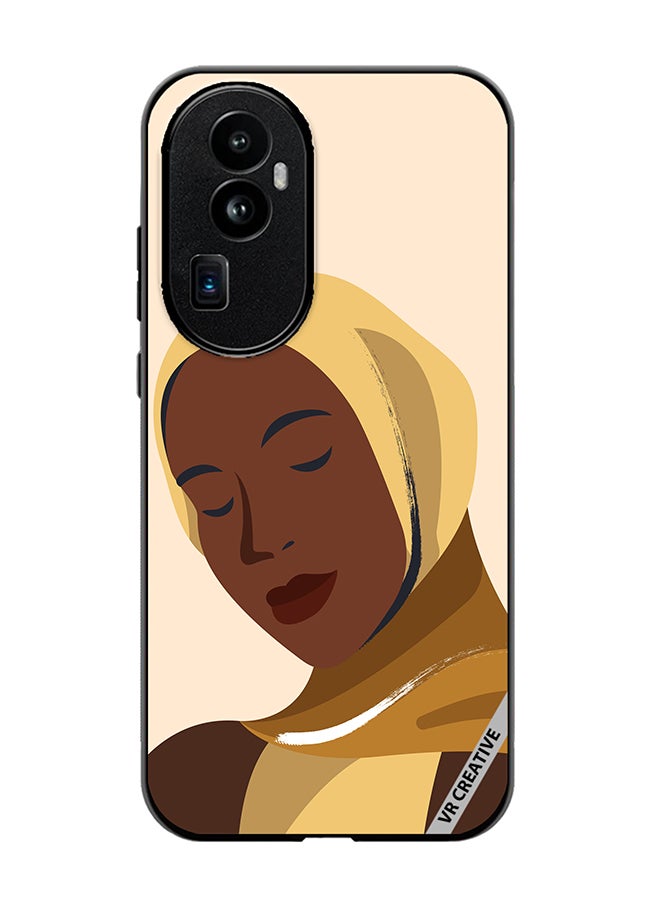 VR CREATIVE Protective Case Cover For Oppo Reno 10 Pro Plus Cartoon Woman Shape Design Multicolour - Image 1