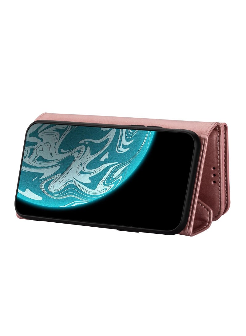 Suteni Flip Cover Card Slots Leather Phone Case for Samsung - Image 2