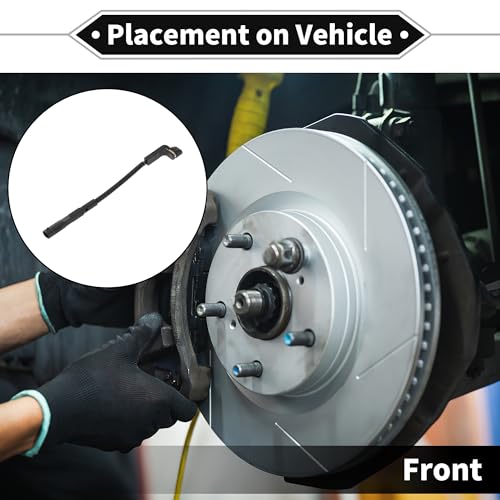 VekAuto 1pc Brake Pad Wear Sensor for Chevrolet Silverado 1500 2019-2023 TPU Rubber Black Front Disc Break Pad Wear Indicator Sensor - Image 3
