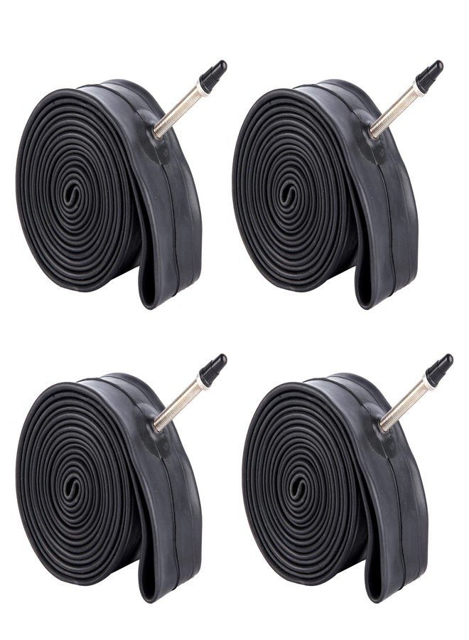 BWSHLF 27.5" Mountain Bike Inner Tubes (4 Pack), Durable Butyl Rubber MTB Bicycle Replacement Fit 2.1-2.4，Presta Valve 48mm - Image 1