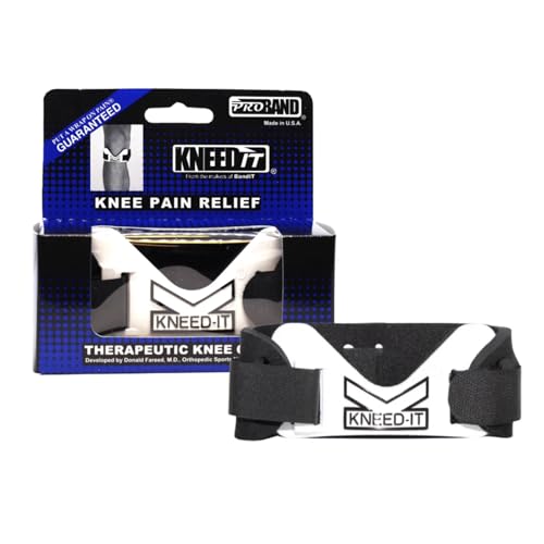 ProBand KneedIT® Therapeutic Band for Knee Pain Relief, Anatomically Focused Dynamic Compression Band for Arthritis, Tendinitis, Runner’s Knee (chondromalacia) & Jumpers Knee (patella tendonitis), - Image 1