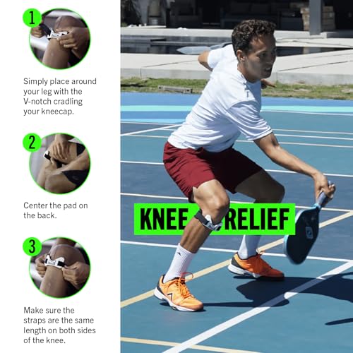 ProBand KneedIT® Therapeutic Band for Knee Pain Relief, Anatomically Focused Dynamic Compression Band for Arthritis, Tendinitis, Runner’s Knee (chondromalacia) & Jumpers Knee (patella tendonitis), - Image 3