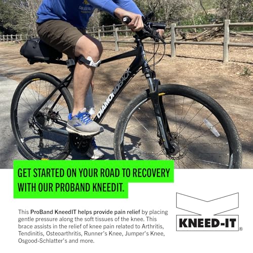 ProBand KneedIT® Therapeutic Band for Knee Pain Relief, Anatomically Focused Dynamic Compression Band for Arthritis, Tendinitis, Runner’s Knee (chondromalacia) & Jumpers Knee (patella tendonitis), - Image 2