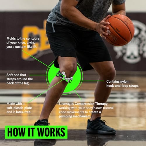 ProBand KneedIT® Therapeutic Band for Knee Pain Relief, Anatomically Focused Dynamic Compression Band for Arthritis, Tendinitis, Runner’s Knee (chondromalacia) & Jumpers Knee (patella tendonitis), - Image 4
