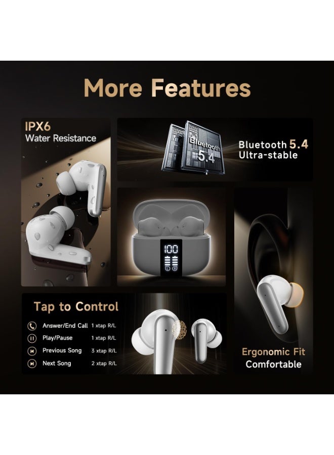 REBENUO True Wireless Stereo Earbuds - Deep Bass and Crystal Clear Calls - Image 5