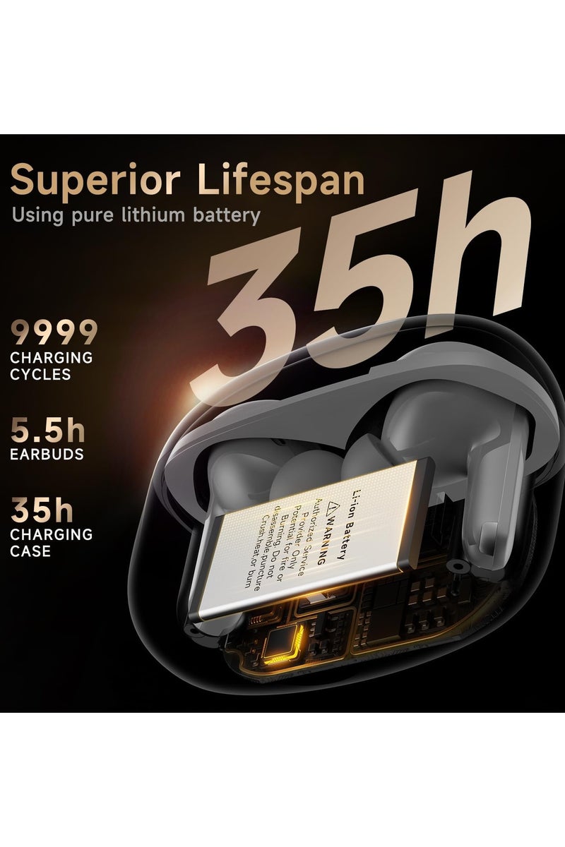 REBENUO True Wireless Stereo Earbuds - Deep Bass and Crystal Clear Calls - Image 4