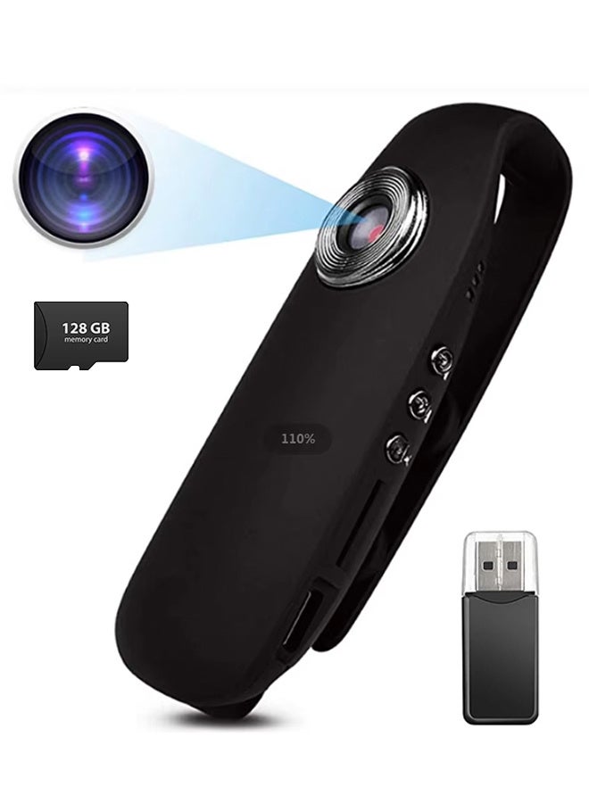 Generic Mini Body Camera 1080P 128GB Action Camera POV Cam Wearable Camcorder with Magnetic Pocket Portable DV for Sport,Cycling, Pets,Walking, Travaling with Audio and Video Recorder  - Image 1