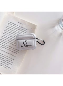 Cotton-filled Earphone Case 3 Generation Down Jacket Drop-resistant Bluetooth Earphone Case For Airpods 1/2pro Winter Protective Cover-Color:Silver For Apple-Applicable Model:Airpods Pro2