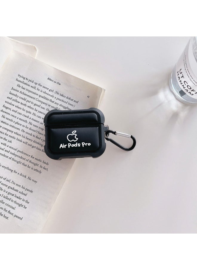Generic - Cotton-filled Earphone Case 3 Generation Down Jacket Drop-resistant Bluetooth Earphone Case For Airpods 1/2pro Winter Protective Cover-Color:Silver For Apple-Applicable Model:Airpods Pro2 - Image 1