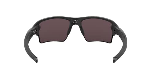 Oakley Men's OO9188 Flak 2.0 XL Rectangular Sunglasses, Matte Black/Prizm Black, 59 mm + 1 - Image 4