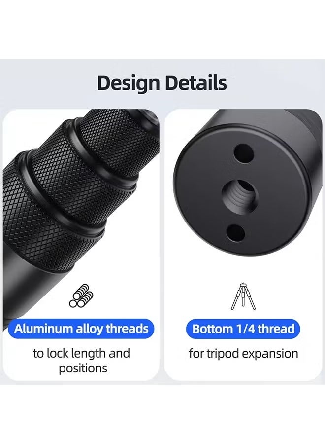 aMagisn عصا سيلفي غير مرئية من aMagisn بطول 1.2 متر، حامل أحادي ممتد من ألياف الكربون بطول 47.2 بوصة لملحقات Gopro Max Insta360 X3 X4 X5 - Image 5