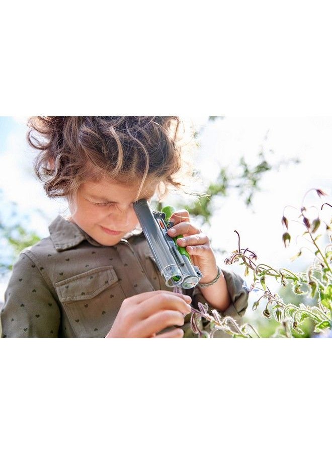HABA 305376 Terra Kids Microscope Portable Microscope For Nature Observation With Children Observation Device With 30X Magnification Outdoor Tool For Outdoors  - Image 4