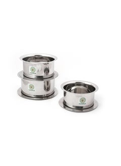 KCL Coconut Tope & Lid Stainless Steel Cookware Set of 3-1000 ML, 1500 ML & 2000 ML  - Image 2