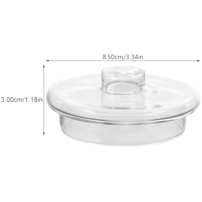 DOITOOL Glass Teapot Lid Replacement Clear Tea Kettle Replaceable Lid Glass Tea Filter Sealing Caps Water Pitcher Lid Tea Kettle Covers For Tea Kettle Glass Teapot Accessories  85Cm - Image 4