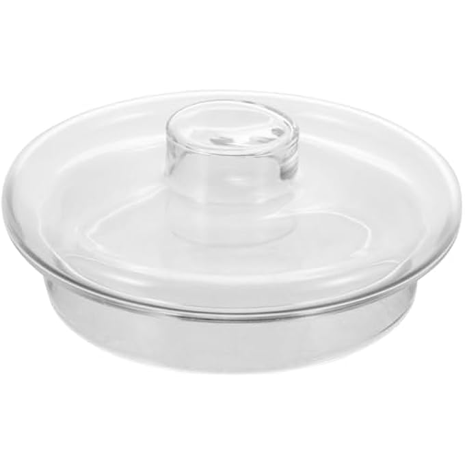 DOITOOL Glass Teapot Lid Replacement Clear Tea Kettle Replaceable Lid Glass Tea Filter Sealing Caps Water Pitcher Lid Tea Kettle Covers For Tea Kettle Glass Teapot Accessories  85Cm - Image 1