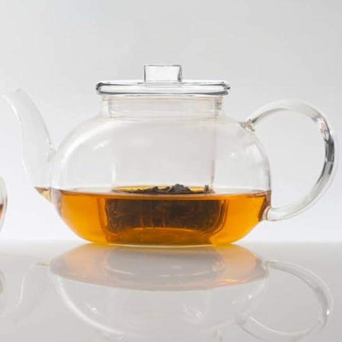 DOITOOL Glass Teapot Lid Replacement Clear Tea Kettle Replaceable Lid Glass Tea Filter Sealing Caps Water Pitcher Lid Tea Kettle Covers For Tea Kettle Glass Teapot Accessories  85Cm - Image 3