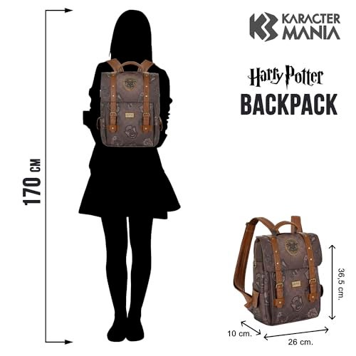Harry Potter Tale Backpack 36.5cm, Brown, One Size - Image 4