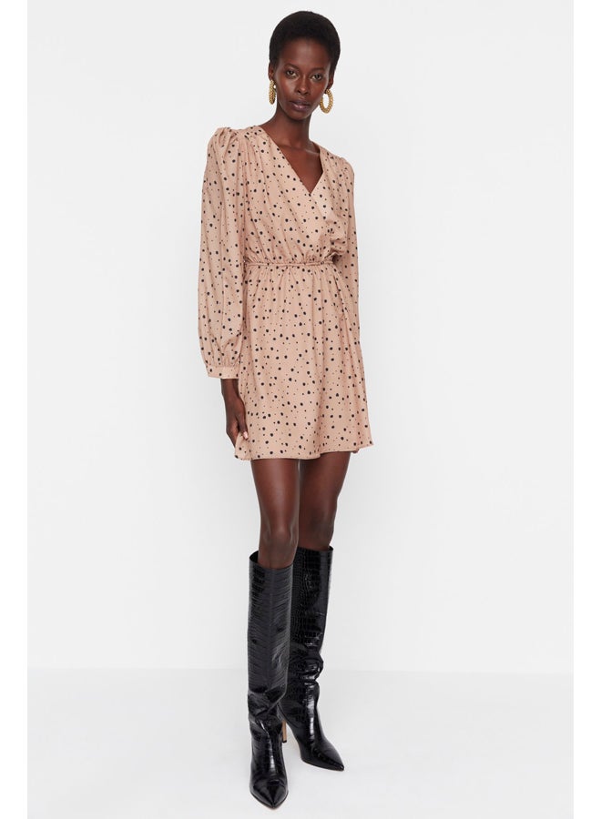trendyol Dress - Brown - Mini  - Image 2