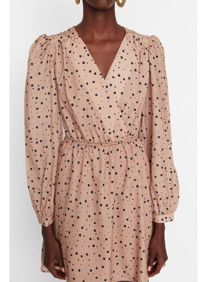 trendyol Dress - Brown - Mini  - Image 4