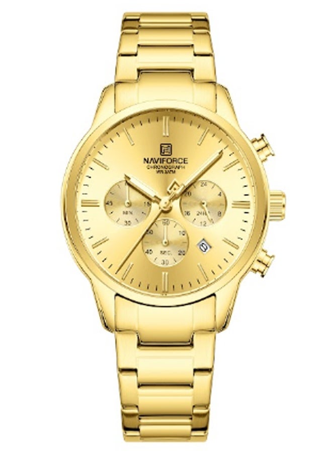 NAVIFORCE Men’s Watch Chronograph Business Quartz Wrist Watches Waterproof NF8076 - Image 1
