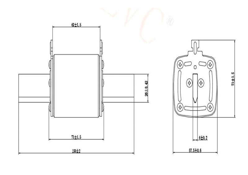 صمام NGTC2 350 أمبير، صمام RS33 400 أمبير للحماية الكهربائية عالية التيار - Image 3
