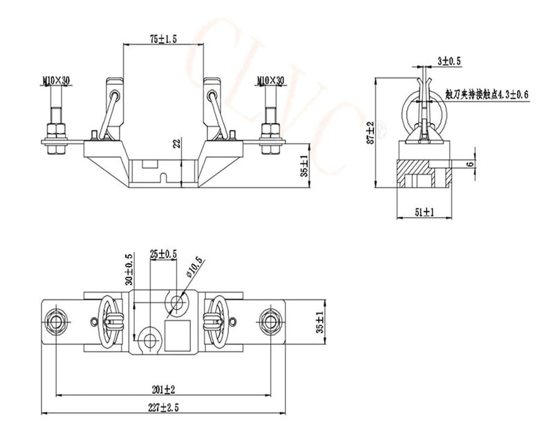 صمام NGTC2 350 أمبير، صمام RS33 400 أمبير للحماية الكهربائية عالية التيار - Image 4