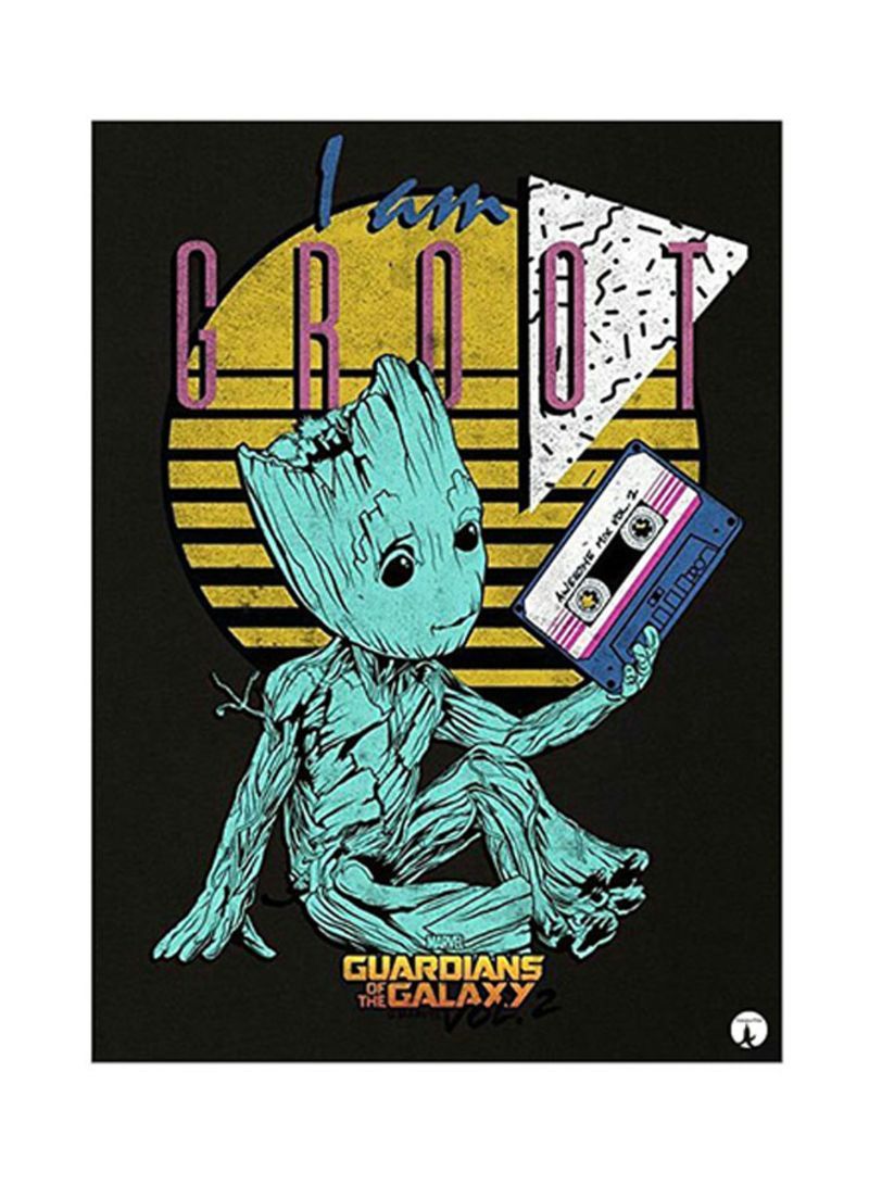 RKN Groot Metal Plate Poster Multicolour 15x20centimeter - Image 1