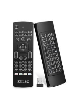 MX3 Pro Mini Keyboard Backlight Air Remote Mouse,Android TV Remote Control,IR Learning Mini Wireless Keyboard for Android TV Box.HTPC.IPTV.Pad.PS3/PS4 …
