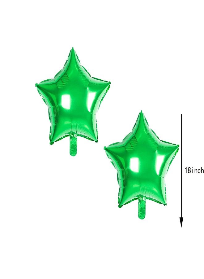 LYK 6PCS Frog Foil Balloons with18inch Star Mylar Balloons for Kids Animal Frog Reptile Themed Party Children Birthday Party Baby Shower Party Decorations - Image 4