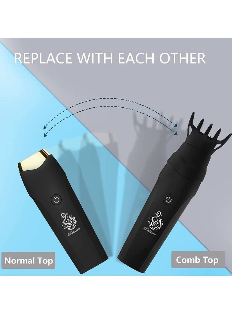 Bakhoor Electric Comb Bakhoor Incense Burner Arabic Aroma Diffuser Rechargeable Portable Mini USB Power for Home Office & Car  - Image 2