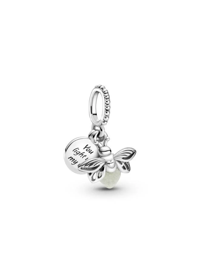باندورا Glow-in-the-dark Firefly Dangle Charm